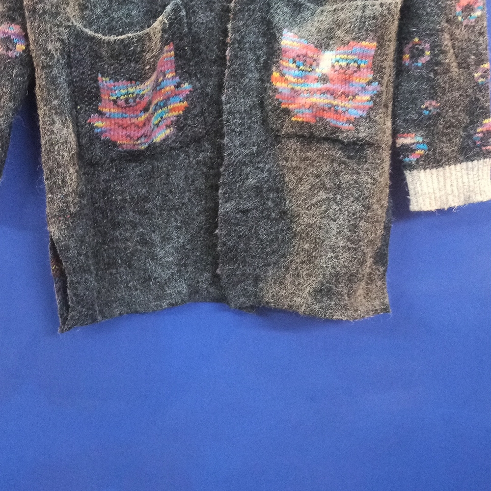 Aesthetic Hoodie shrug M size woolen - Picture 3 of 8